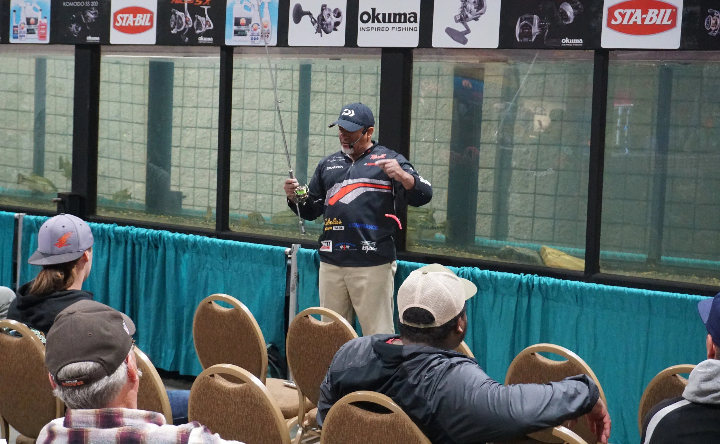 Lain discusses the action of a Chicken Rigged bait.