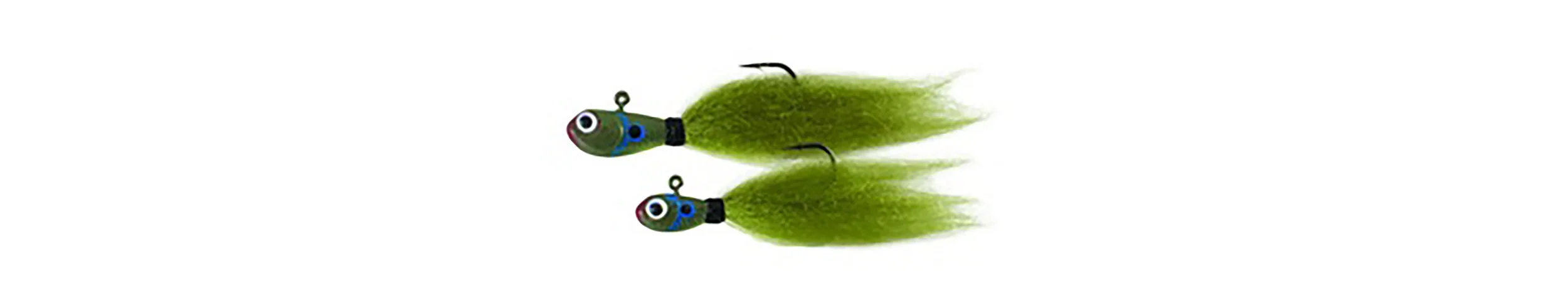 The SPRO Phat Fly bluegill pattern, a multi-species hair jig, available in multiple colors and two sizes – 1/8th and 1/16th ounce. 1/8th ounce, 2.25” length with a #1 size hook. 1/16th ounce, 2” length with a #2 size hook.