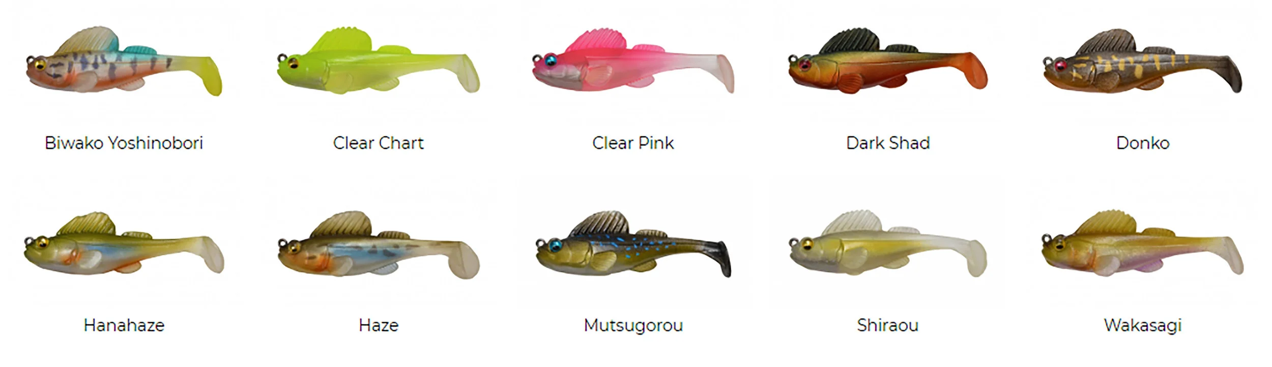 Available in ten color patterns and three length sizes; 2.4-inch, 3-inch, and 3.8-inch.