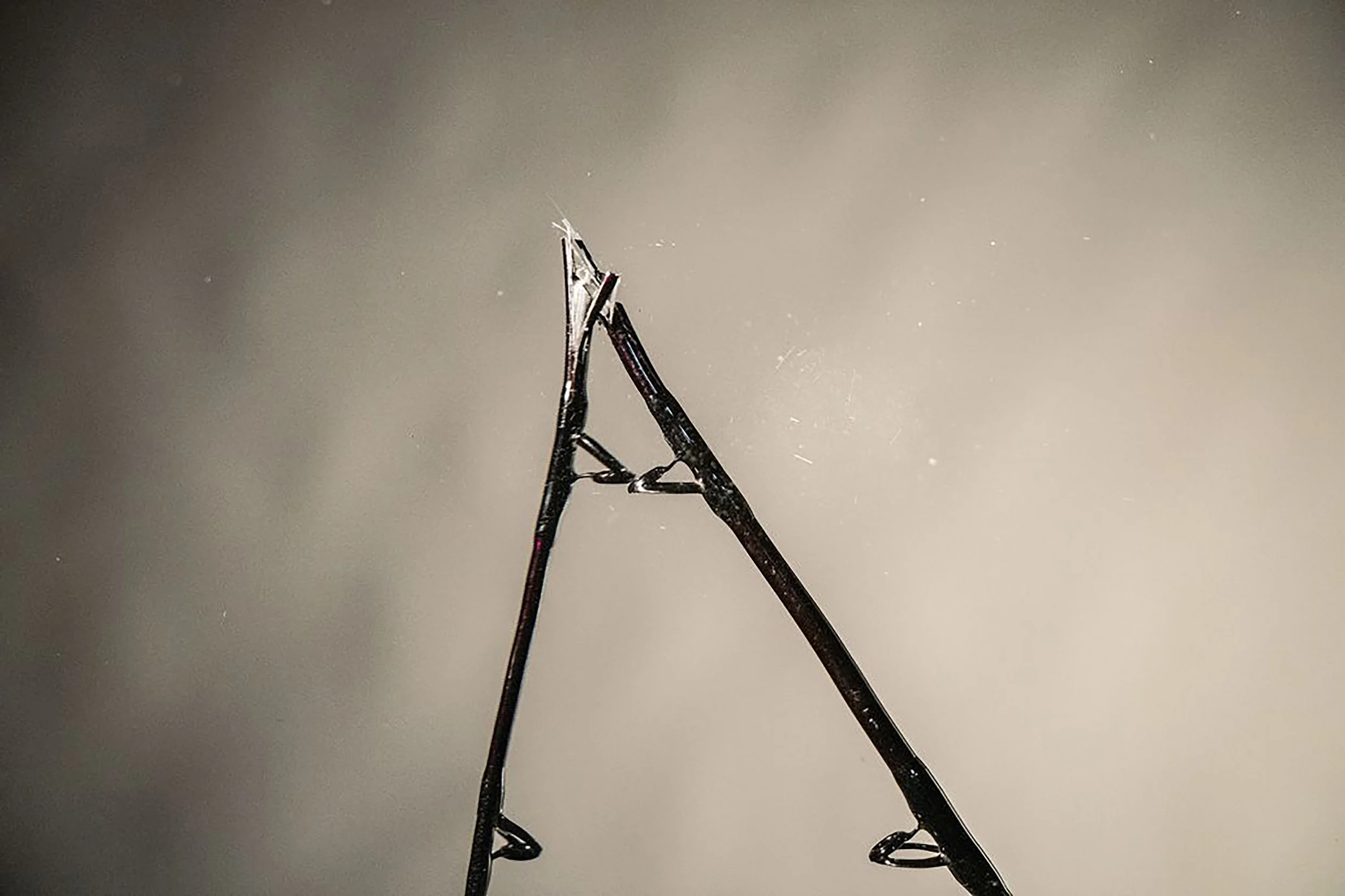 A rod shattered under pressure. Jon Whittle / Sport Fishing