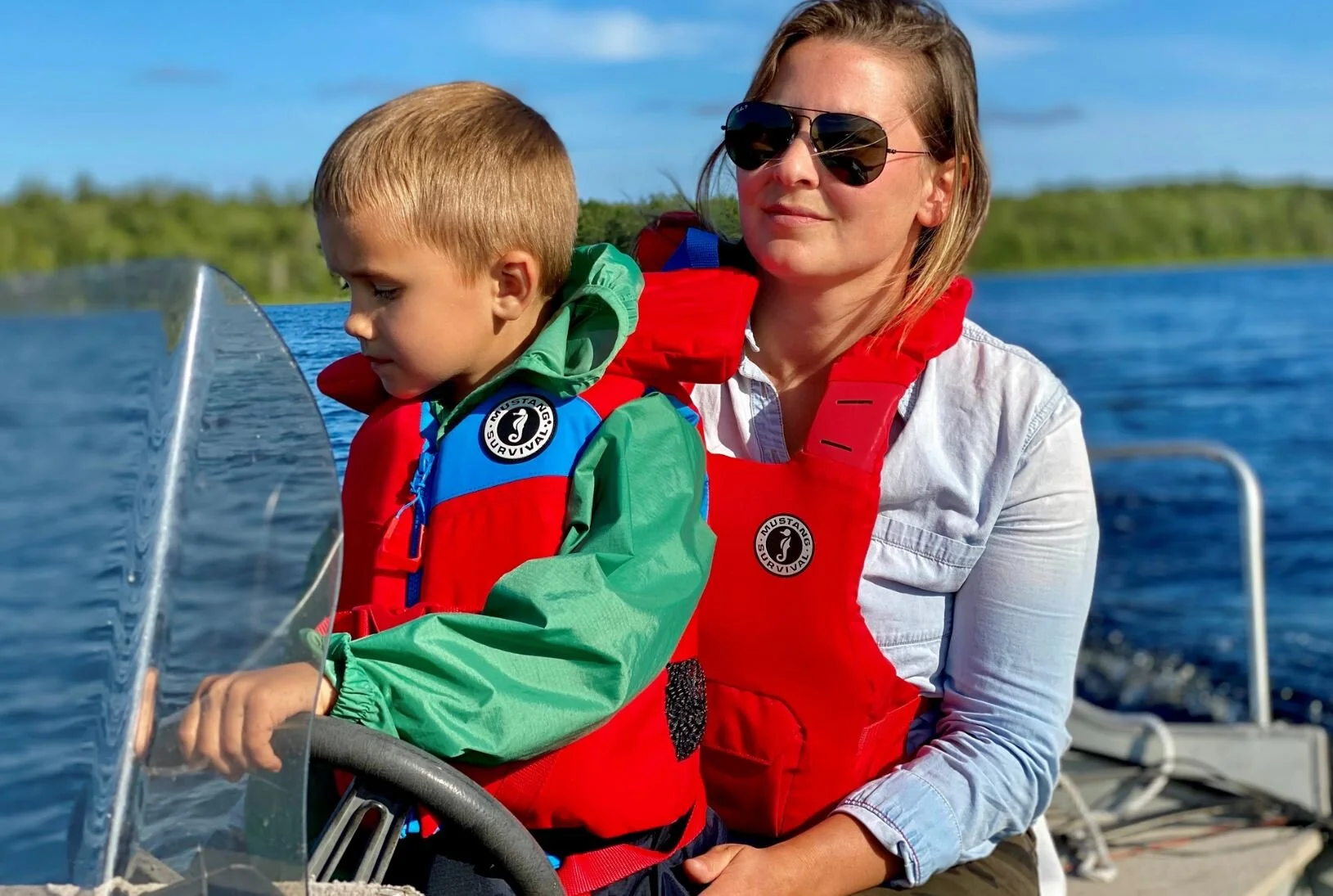 KEEPING THE KIDS SAFE, AFLOAT