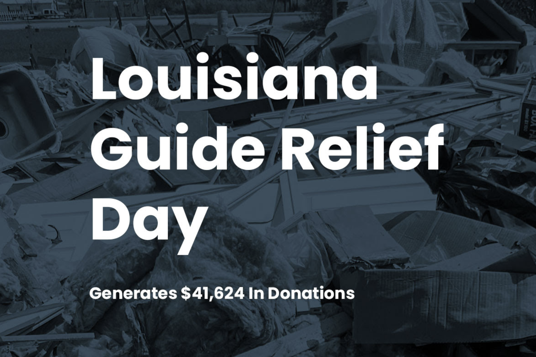 Louisiana Guide Relief Day Generates $41,624 In Donations