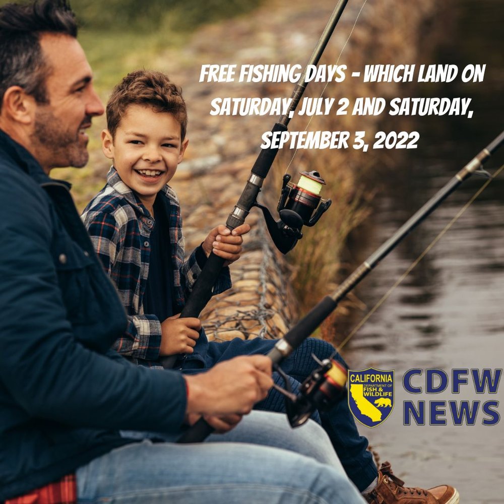 CDFW News  Cast a Line on California's Second Free Fishing Day
