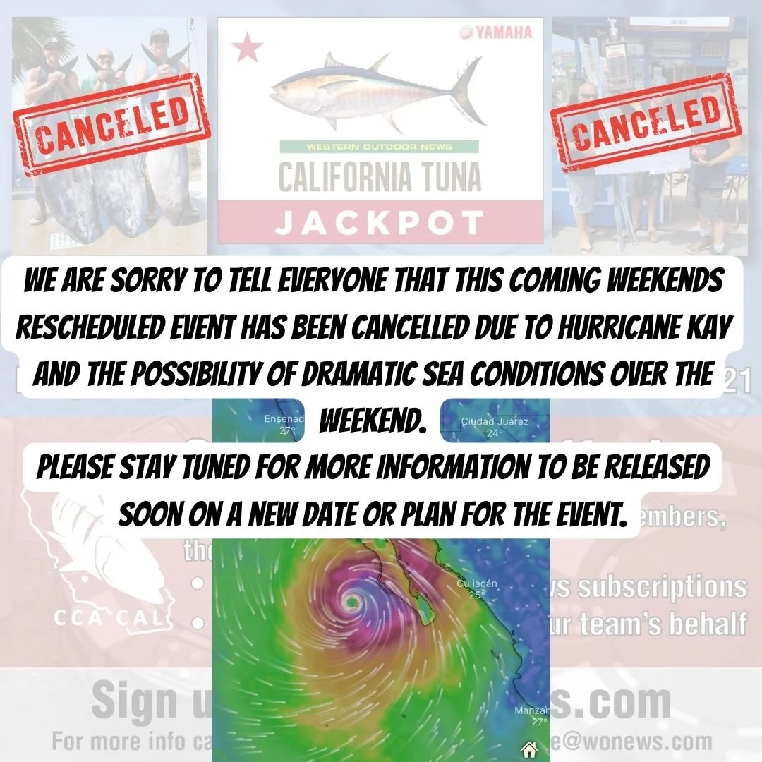 WON CA Tuna Jackpot CANCELED! UPDATE
