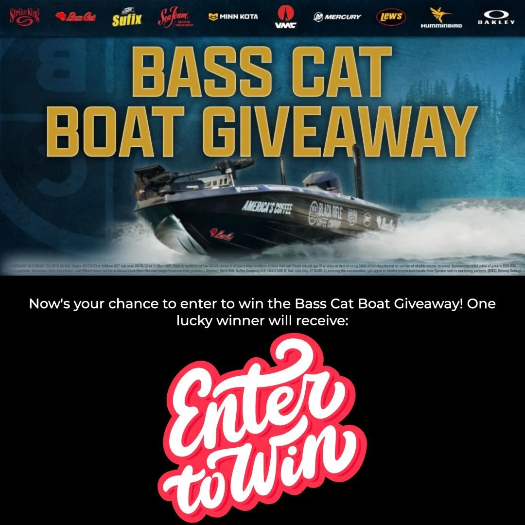 You Could Win A New BassCat Boat....It's Free To Enter