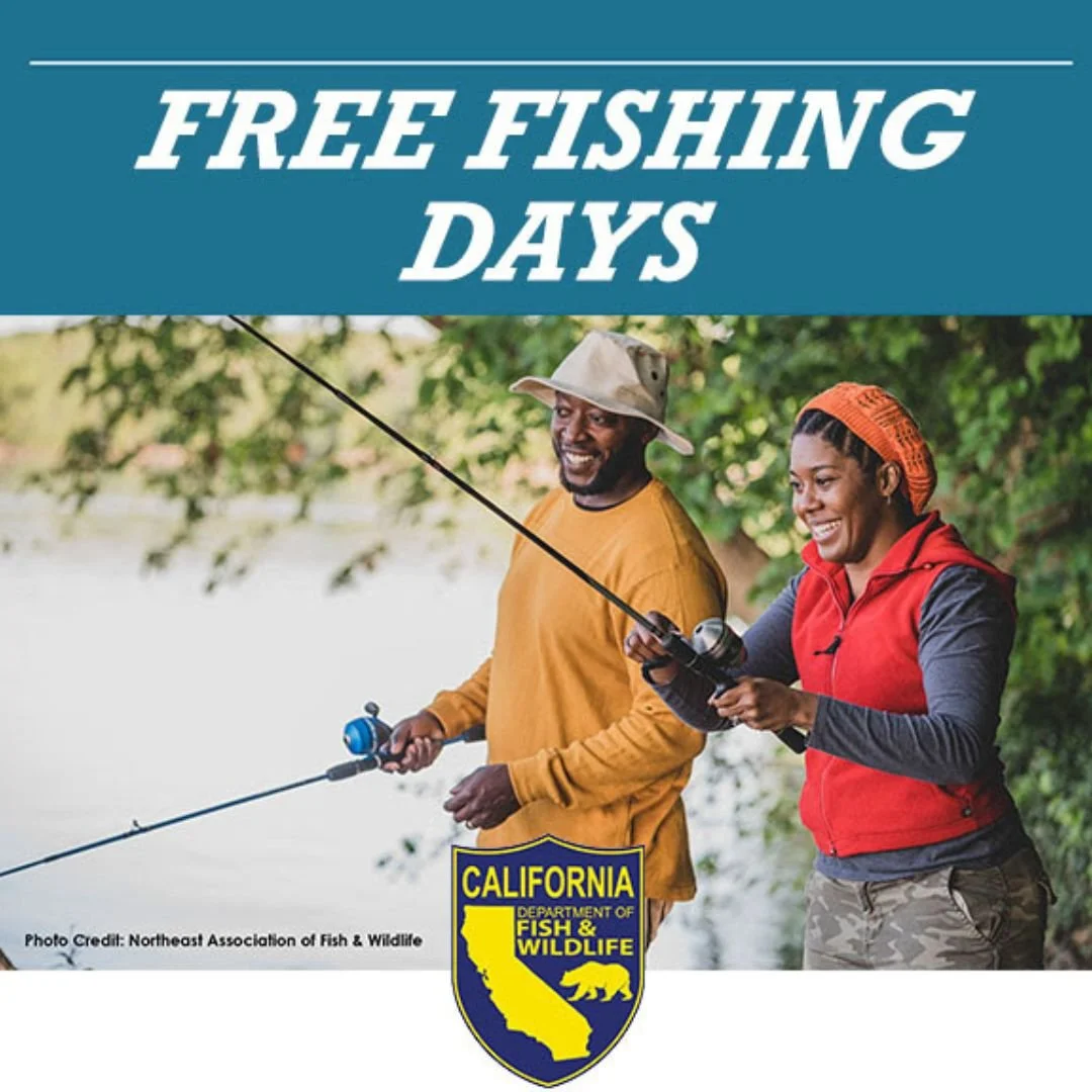 California Free Fishing Day - July 1