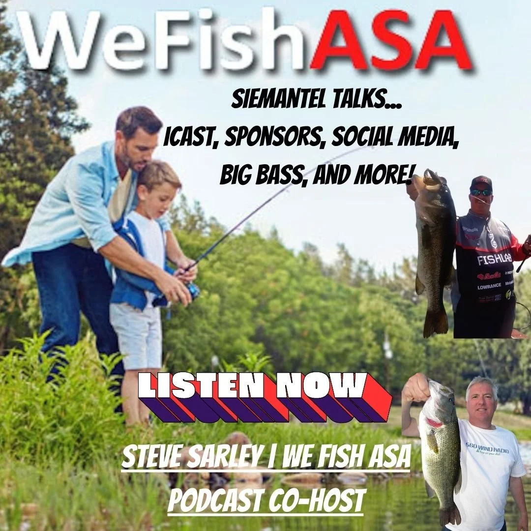 We Fish ASA Hooks Siemantel Before ICAST... Listen Now
