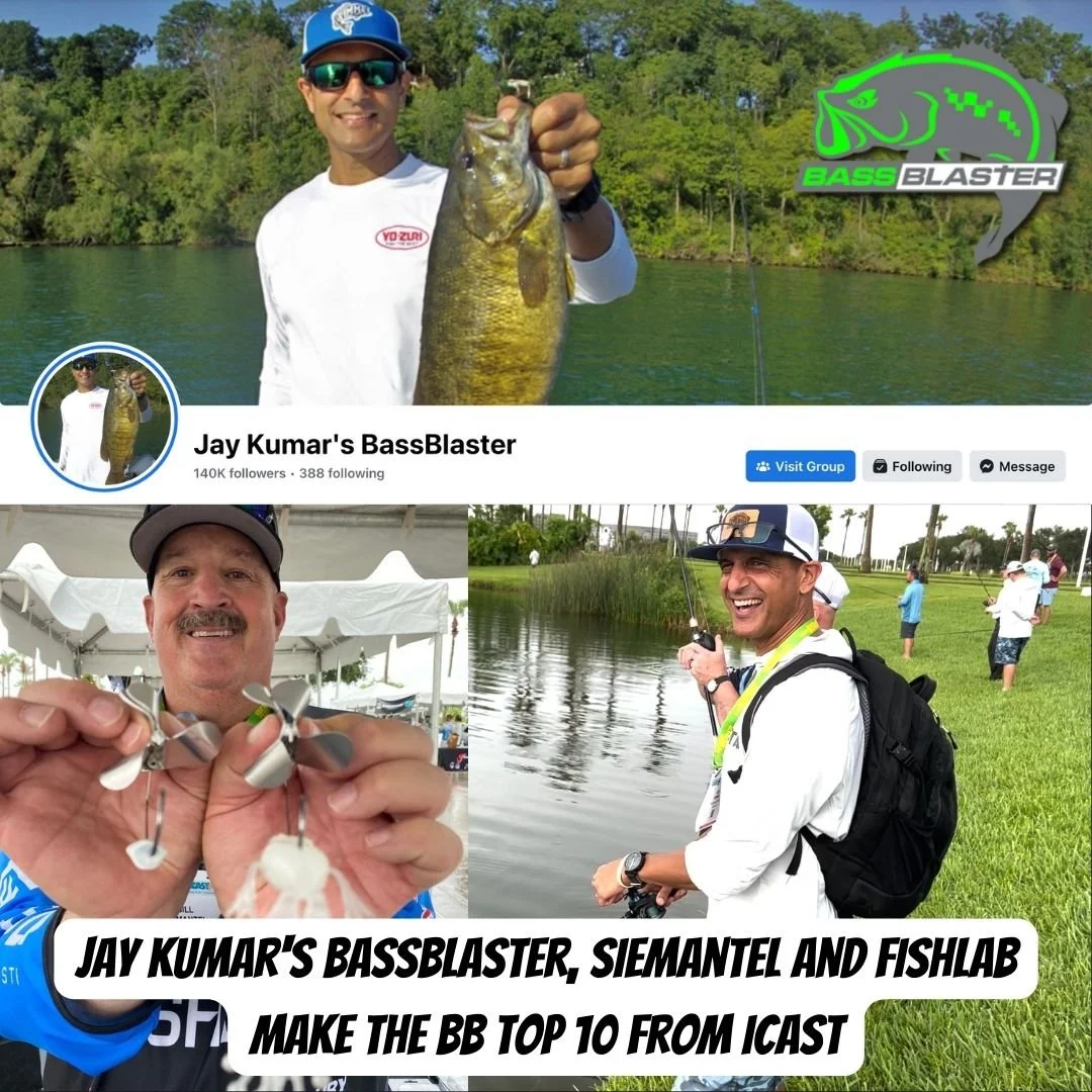 Jay Kumar's BassBlaster, Siemantel and FishLab Make The BB Top 10 from ICAST