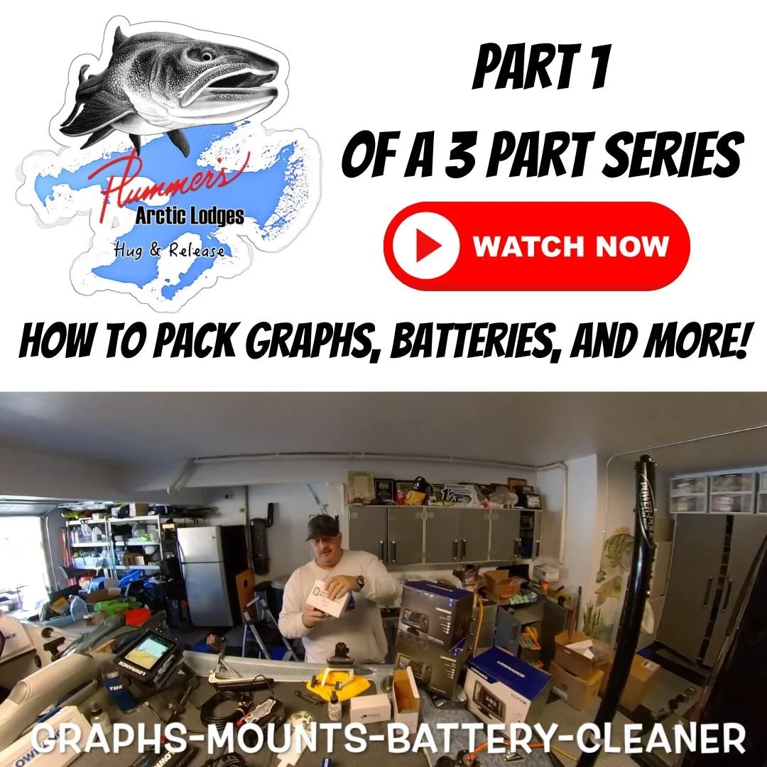 Plummer's Arctic Lodges:Portable Fish Finders, Batteries, and Mounts-How To Part 1 of 3