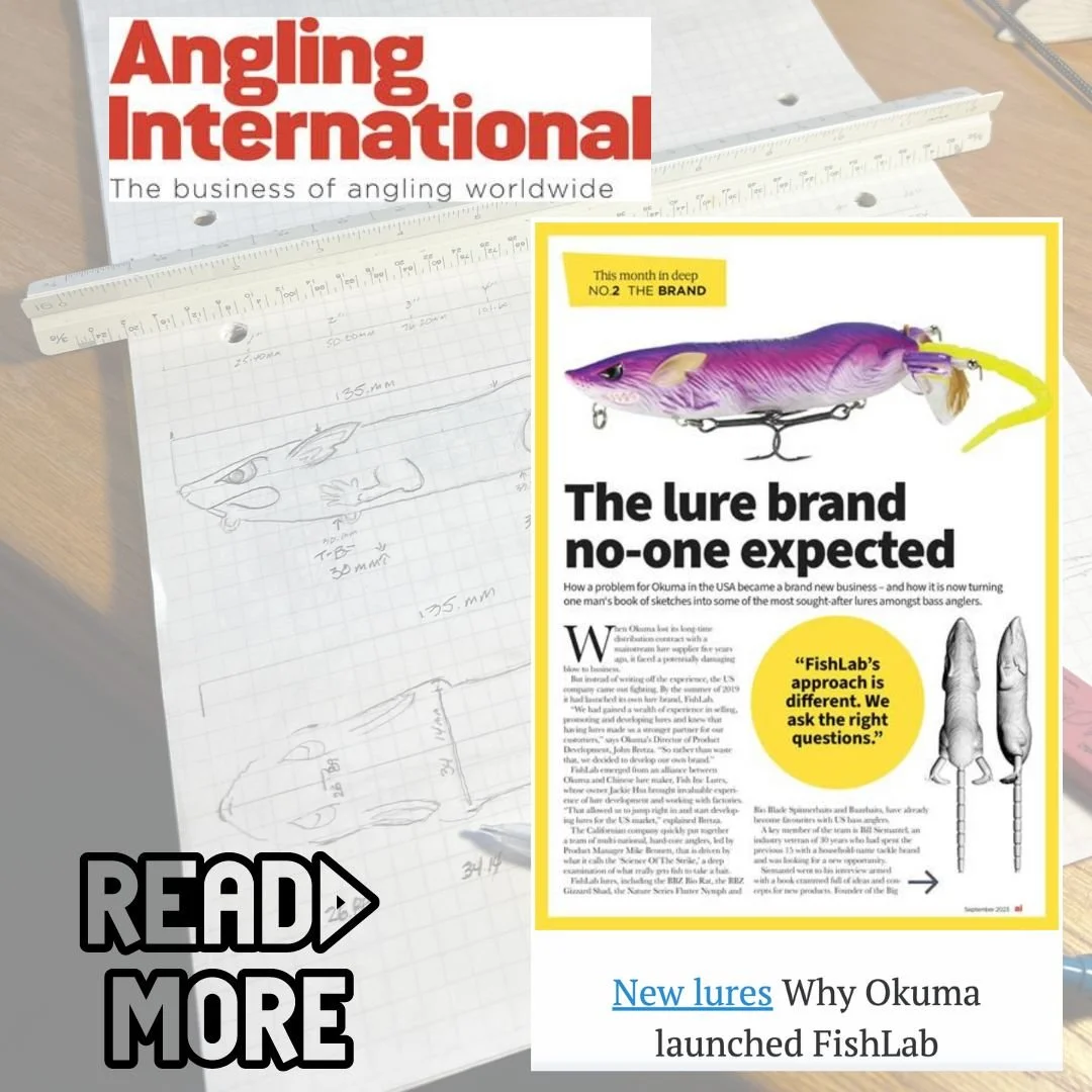FishLab Tackle Makes The Pages Of Angling International For Sept!