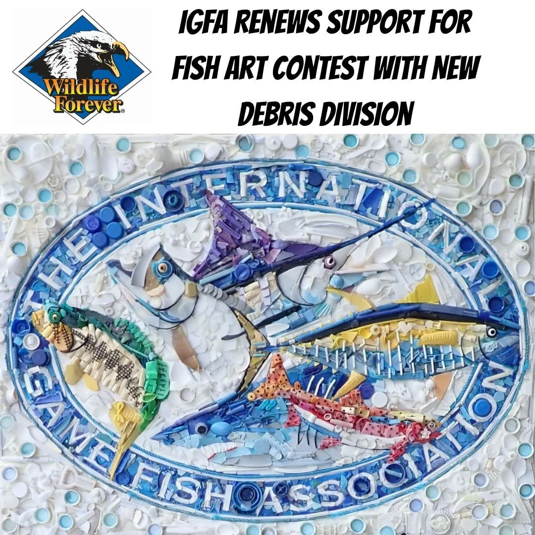 IGFA Renews Support for Fish Art Contest with NEW Debris Division