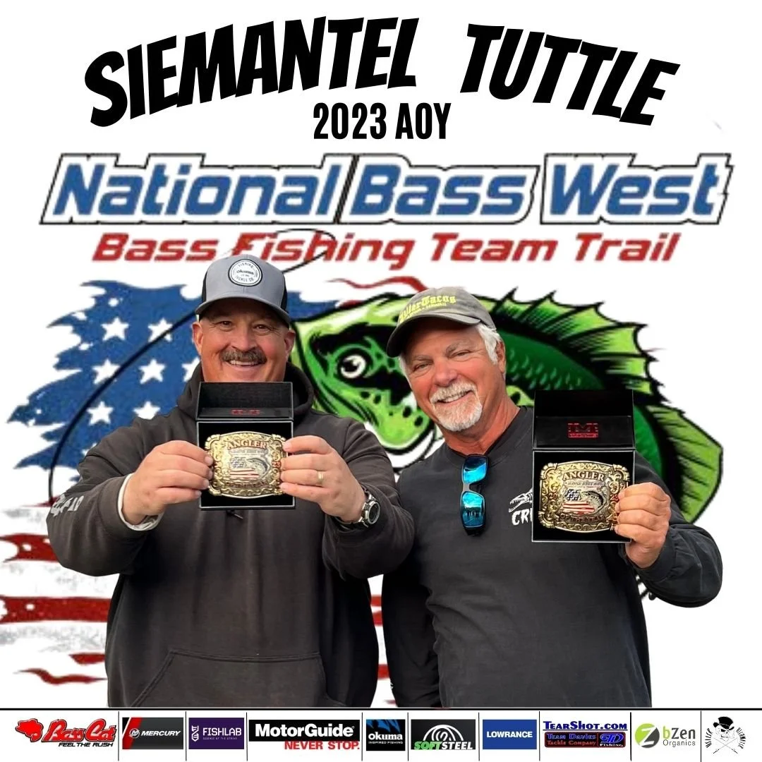 Siemantel and Tuttle Take AOY Title For 2023...  National Bass West