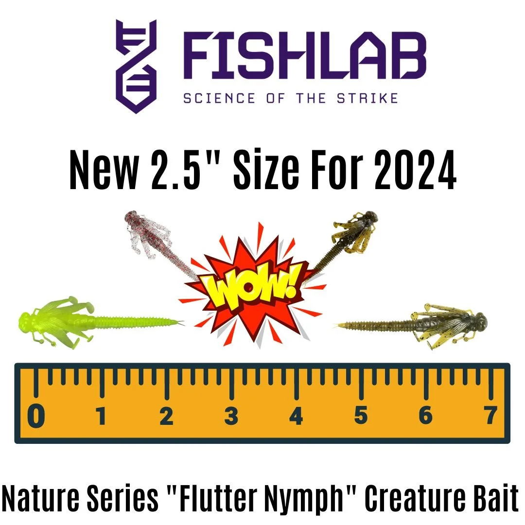 Sneak Peek: Trout Fishing The FishLab 2.5" Flutter Nymph Available 2024