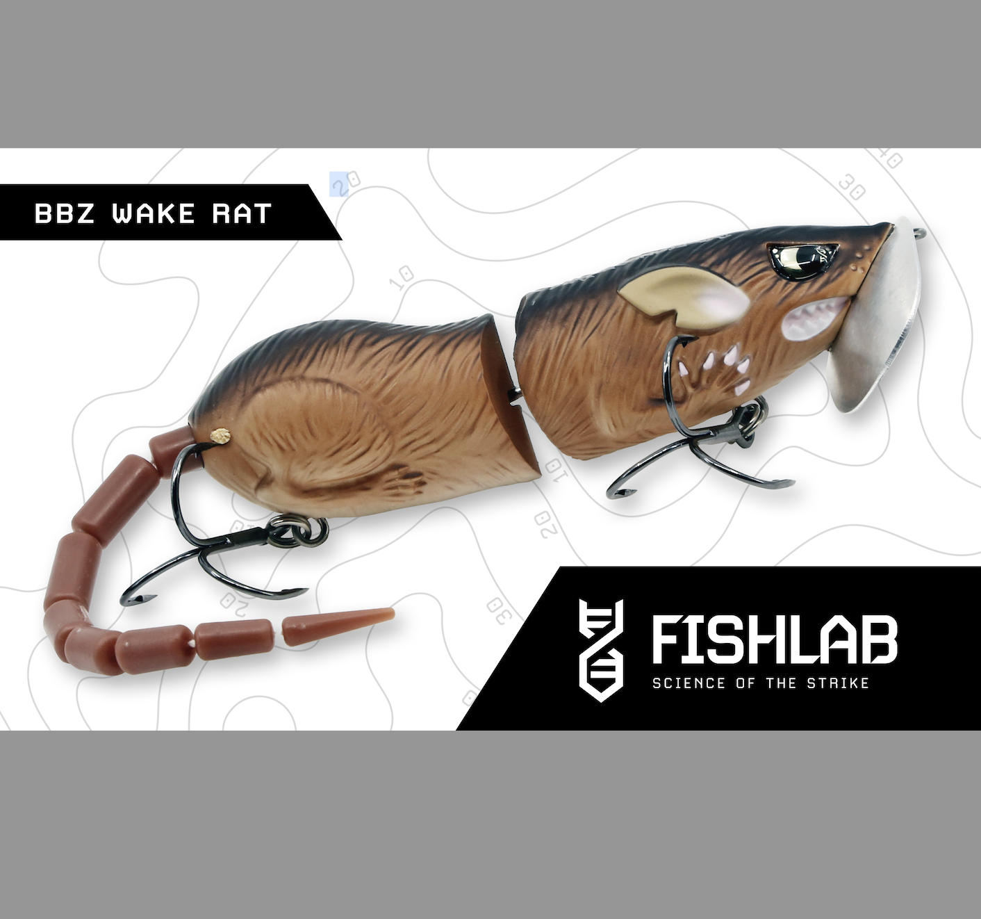FOR IMMEDIATE RELEASE     FishLab the BBZ Wake Rat, Designed to Trigger Big Fish Bites