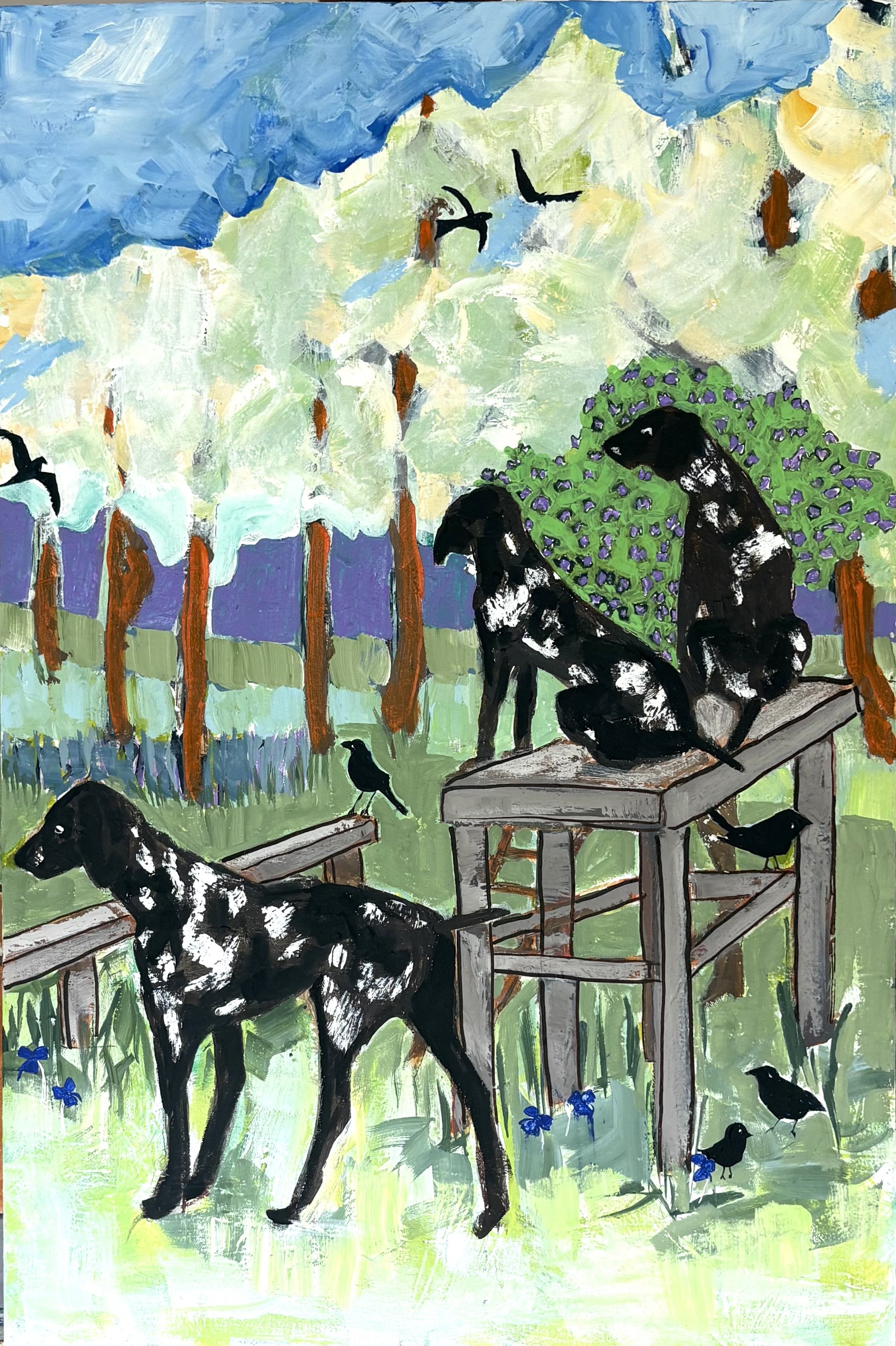 "BLUE BIRDS"
