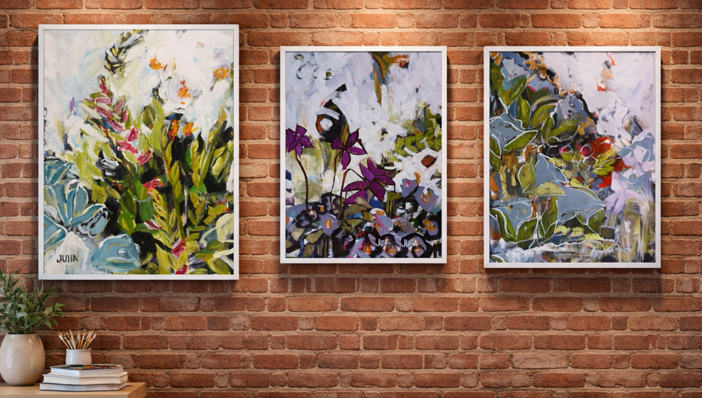 Spring Abstract Florals (see shop)