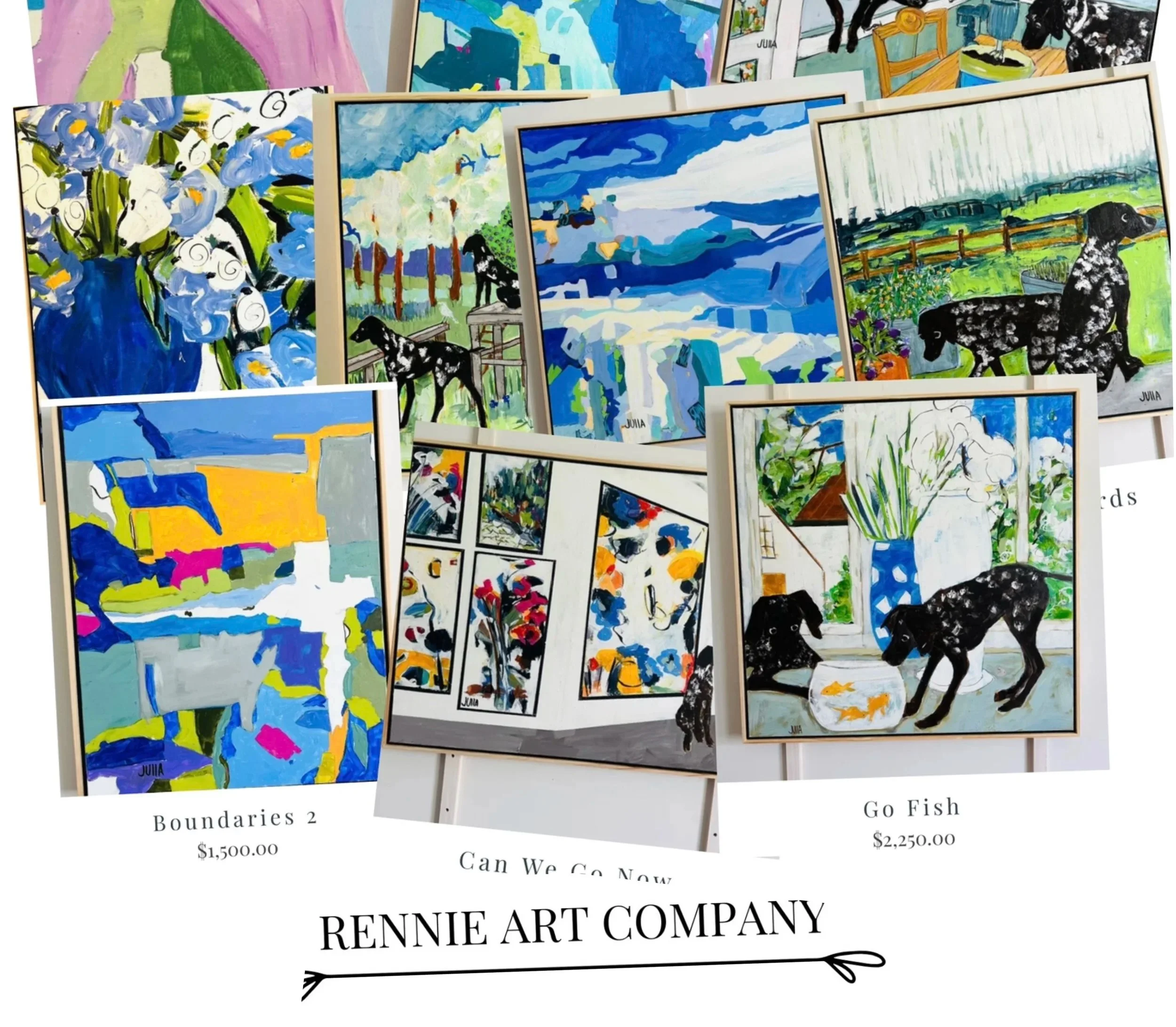 New & Framed in White Pine @rennieartcompany