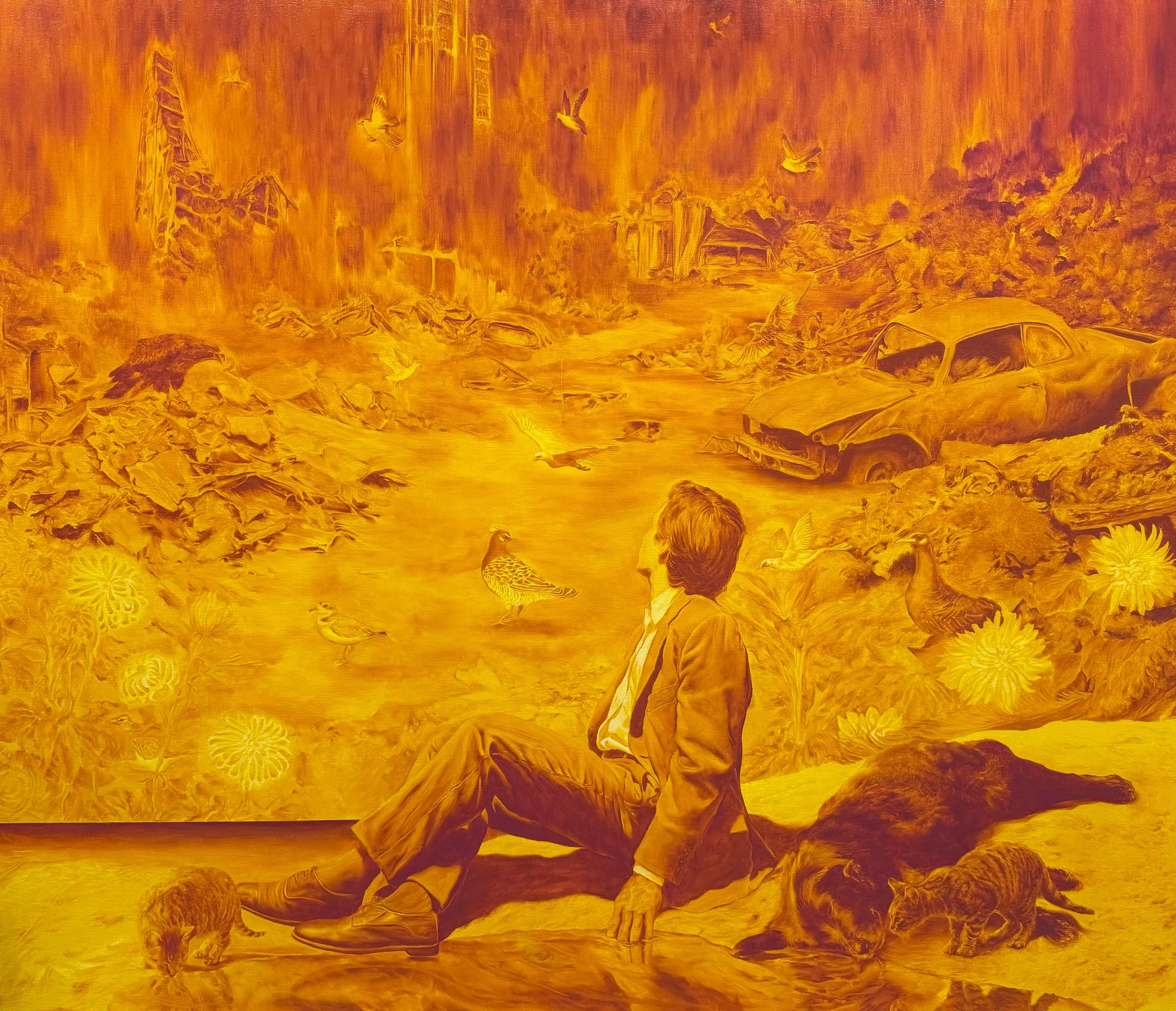  48” x 56” Oil on Canvas 