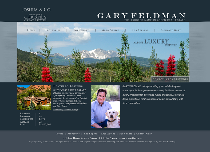 Gary Feldman Real Estate, Aspen CO.
