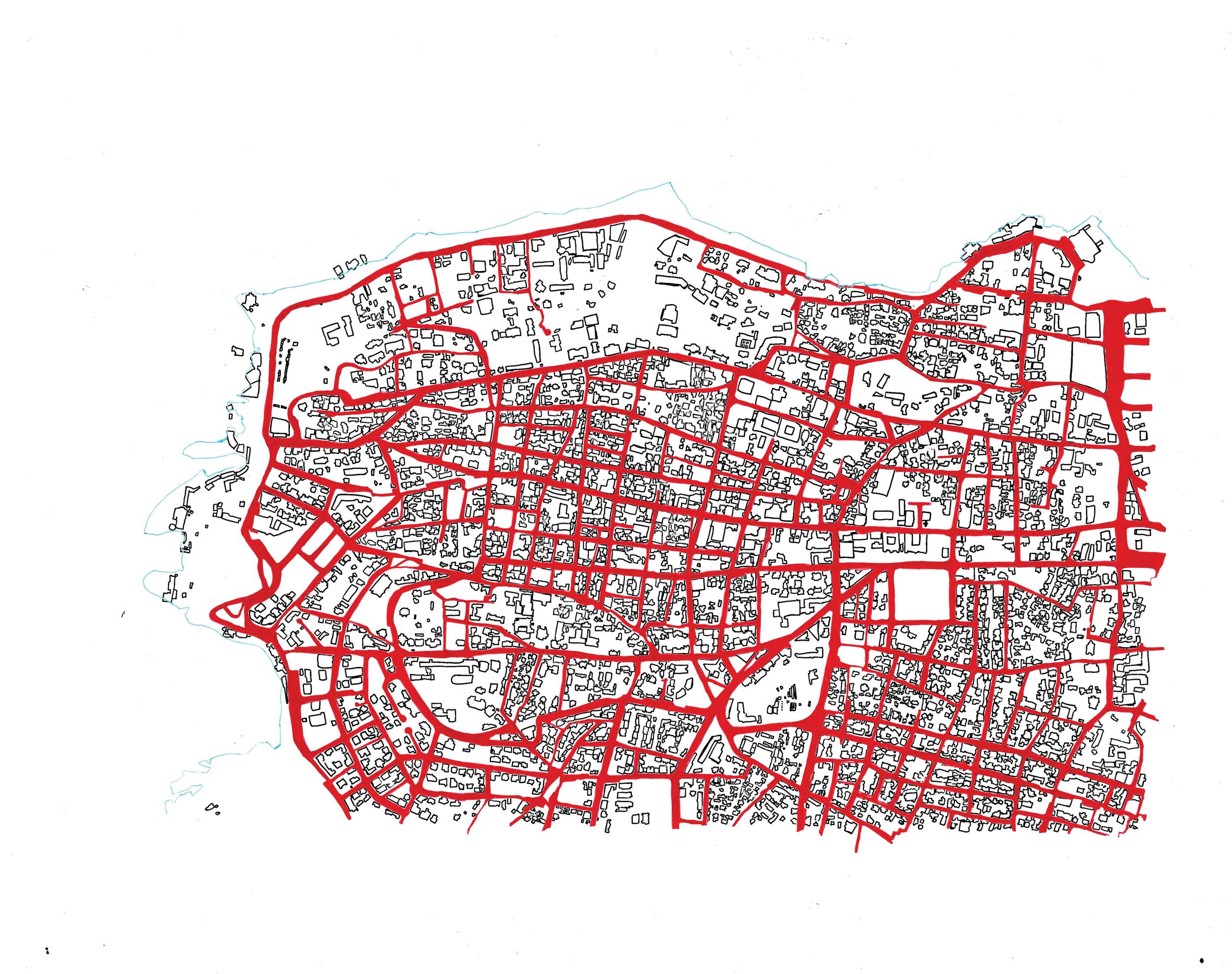 Streets and Buildings of Beirut