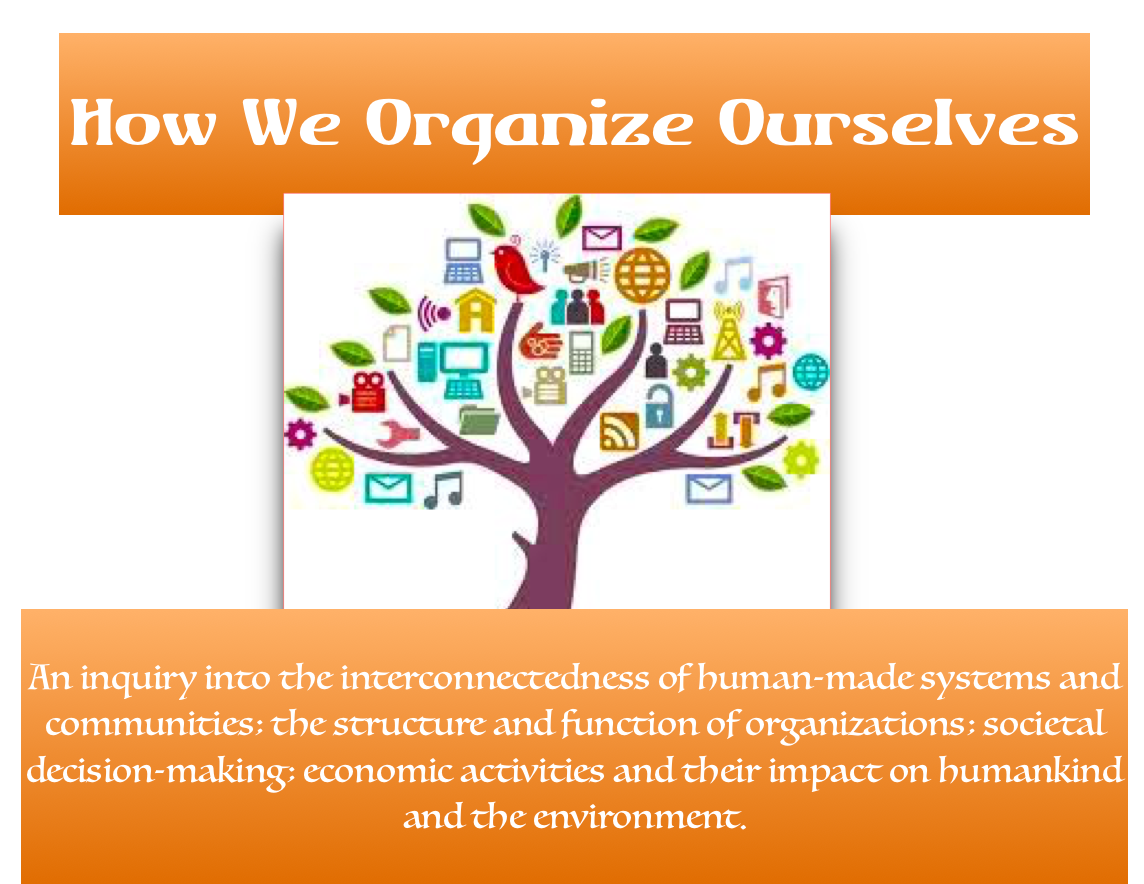 1st Grade Unit 6: How We Organize Ourselves; May-June 2018