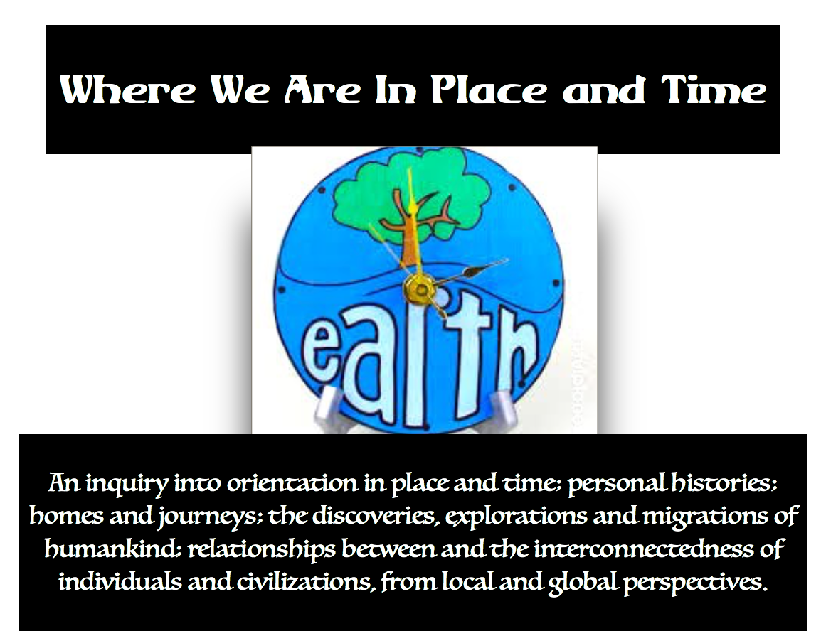 3rd Grade Music Unit 3: Where We Are In Place and Time; December 2017-January 2018