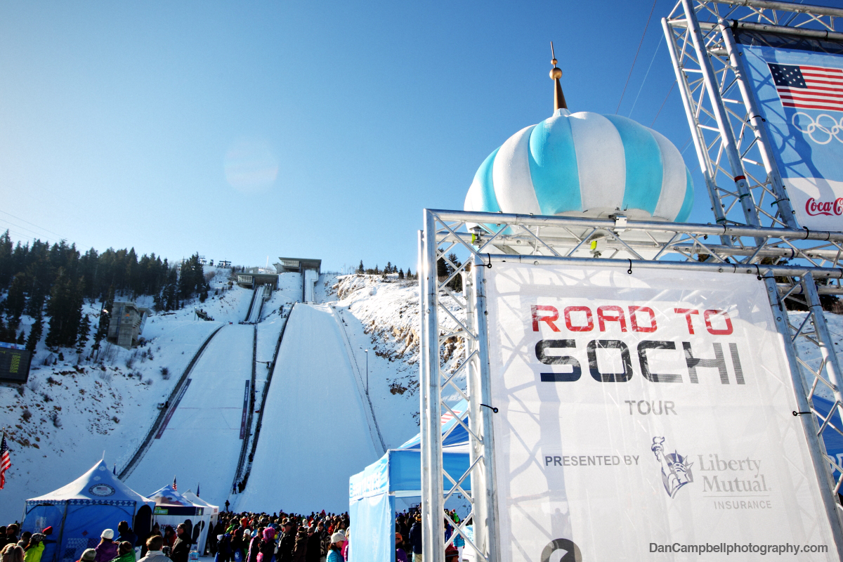 The Road To Sochi Interactive Fan Zone.
