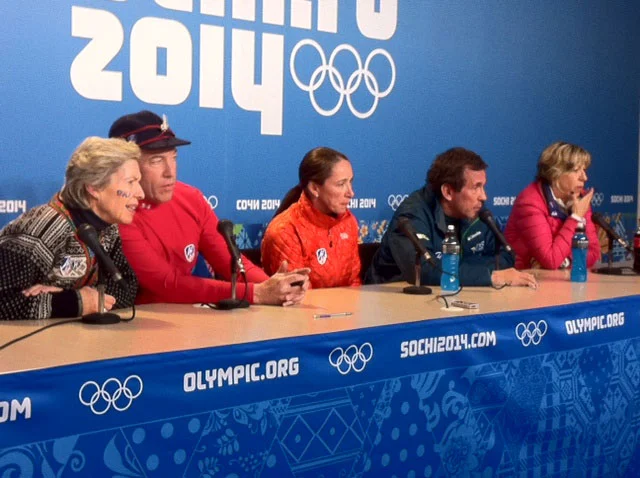 Deedee Corradini, Bill Hendrickson, Nancy Hendrickson, Peter Jerome and Barbara Jerome participated in a pre-event press conference.