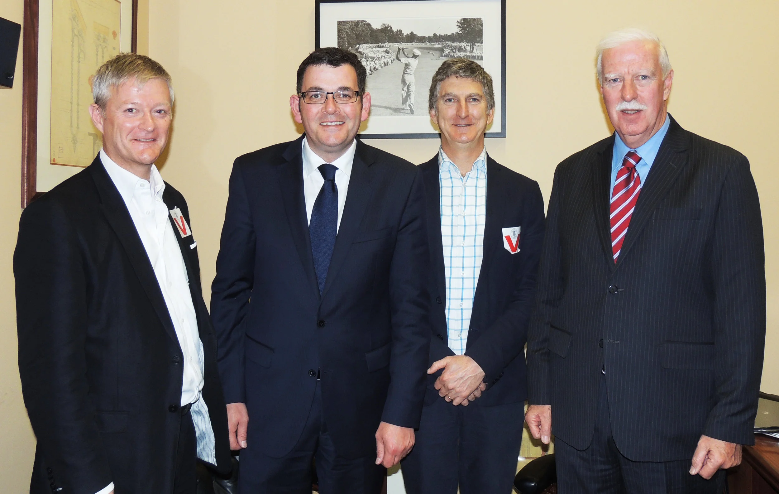 Wine Victoria Board briefs the Premier