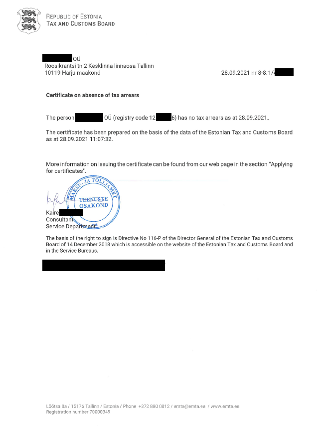 A closer look at Estonian Company Registration Process