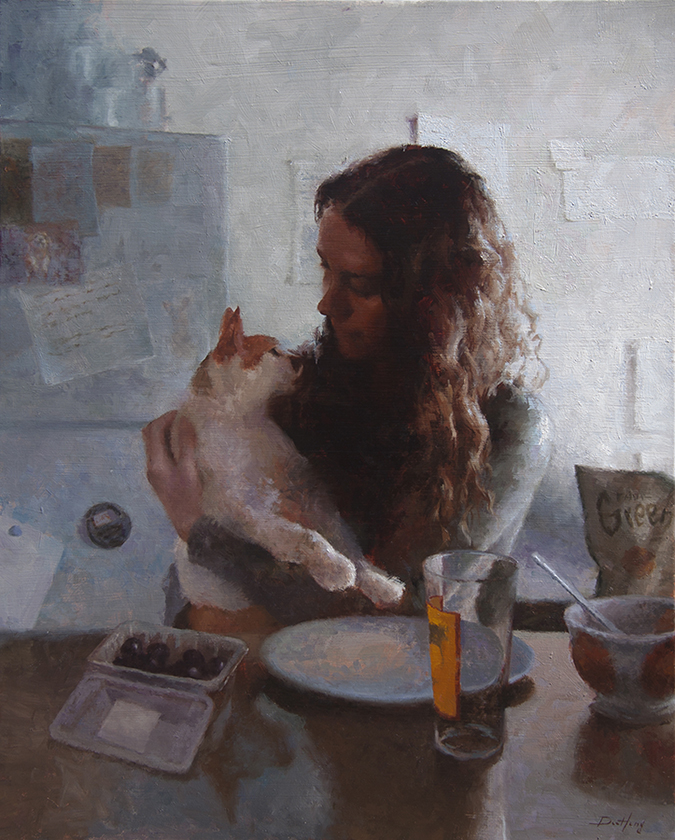 'Brunch' Oil on Linen 30" x 24"