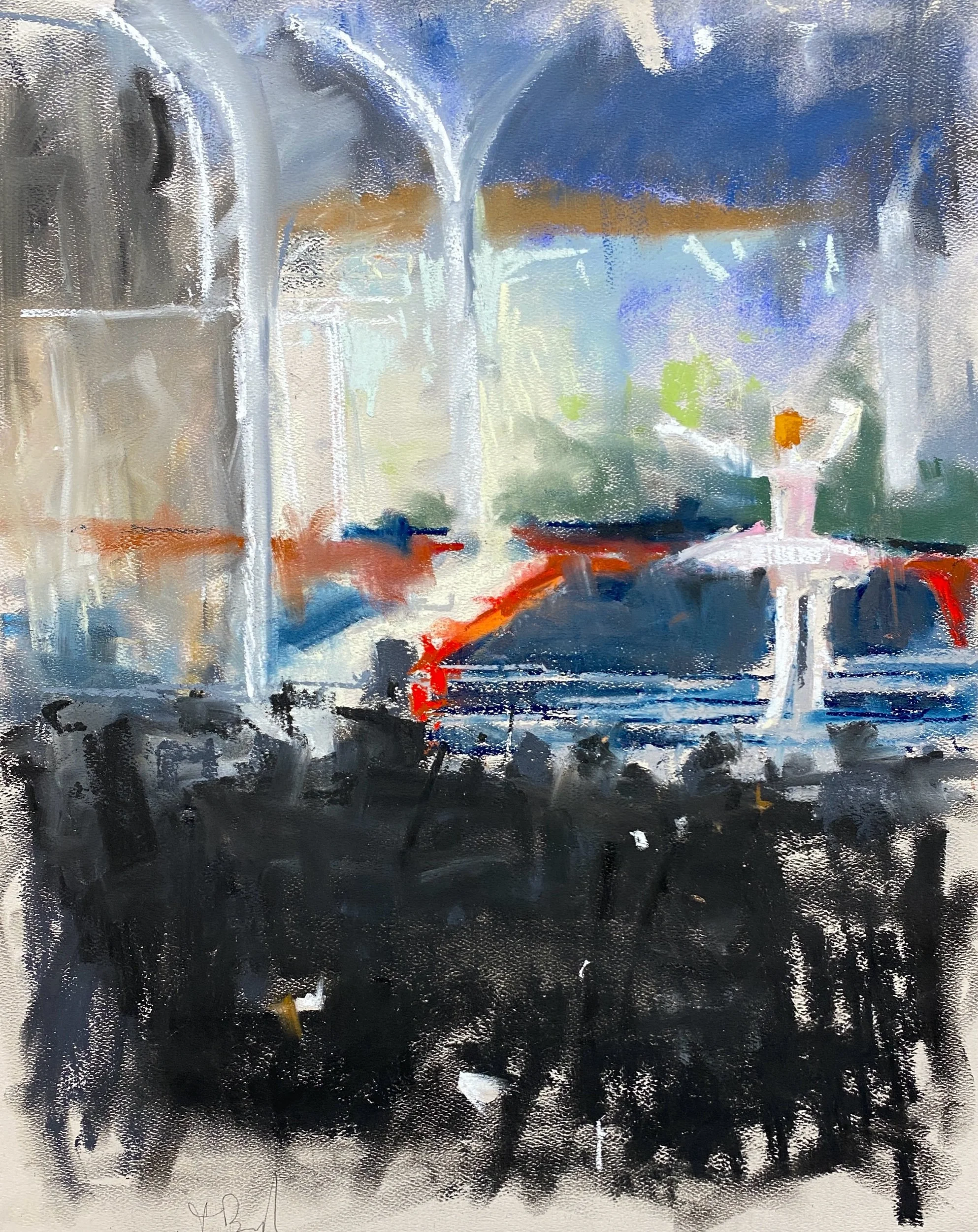 Nutcracker dancer (17x14)