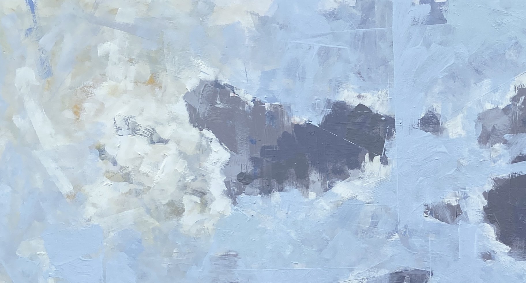 Vacant stare (detail, 24x48 oil/panel)