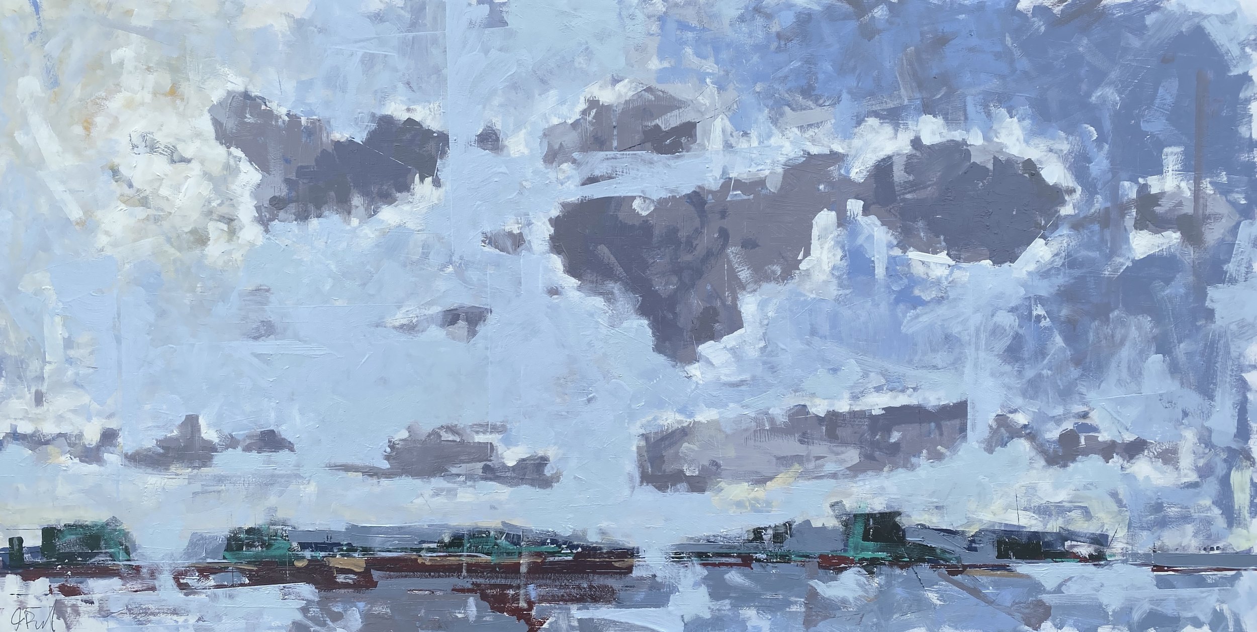 Vacant stare (24x48 oil/panel)