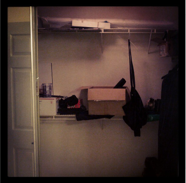 Work in progress cleaning out the closet.