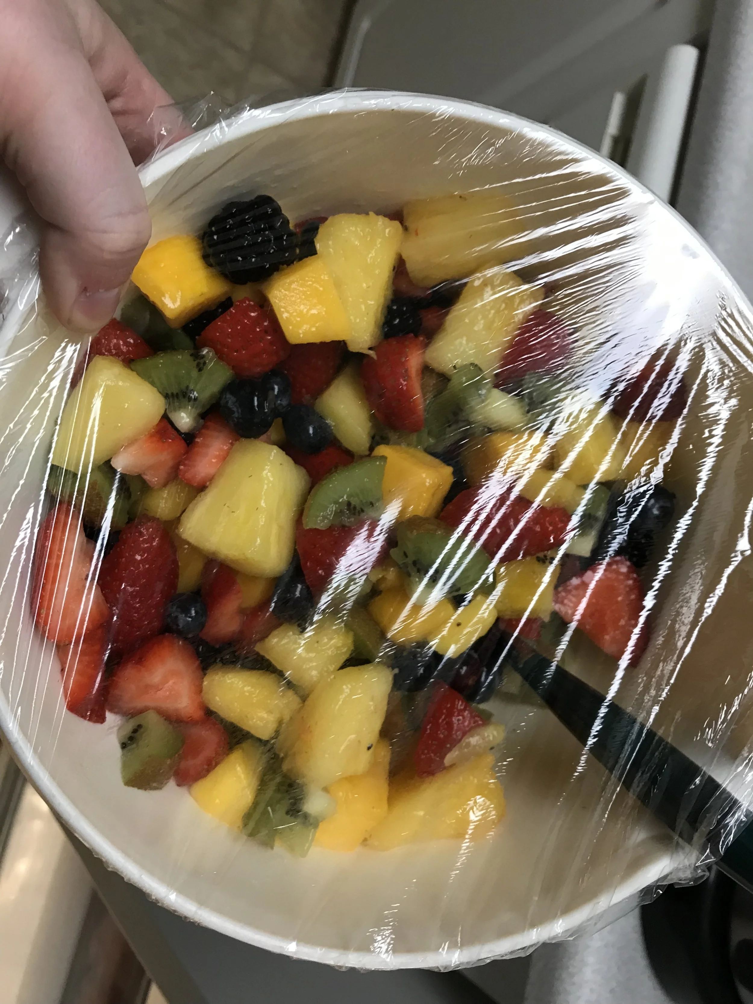 A food photographer I am not, but I can throw together a mean fruit salad