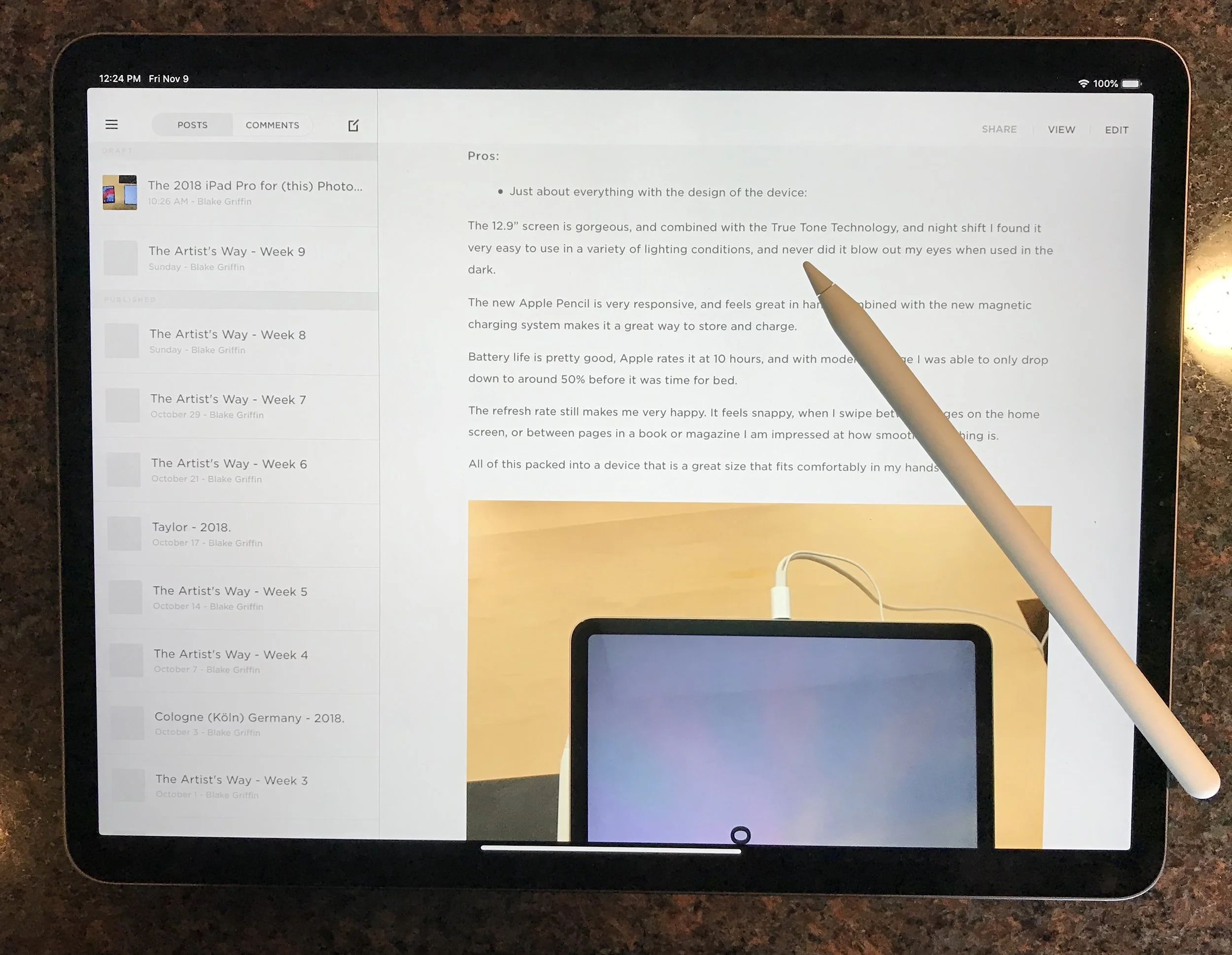 I even used the Squarespace blog app to type some of this post!