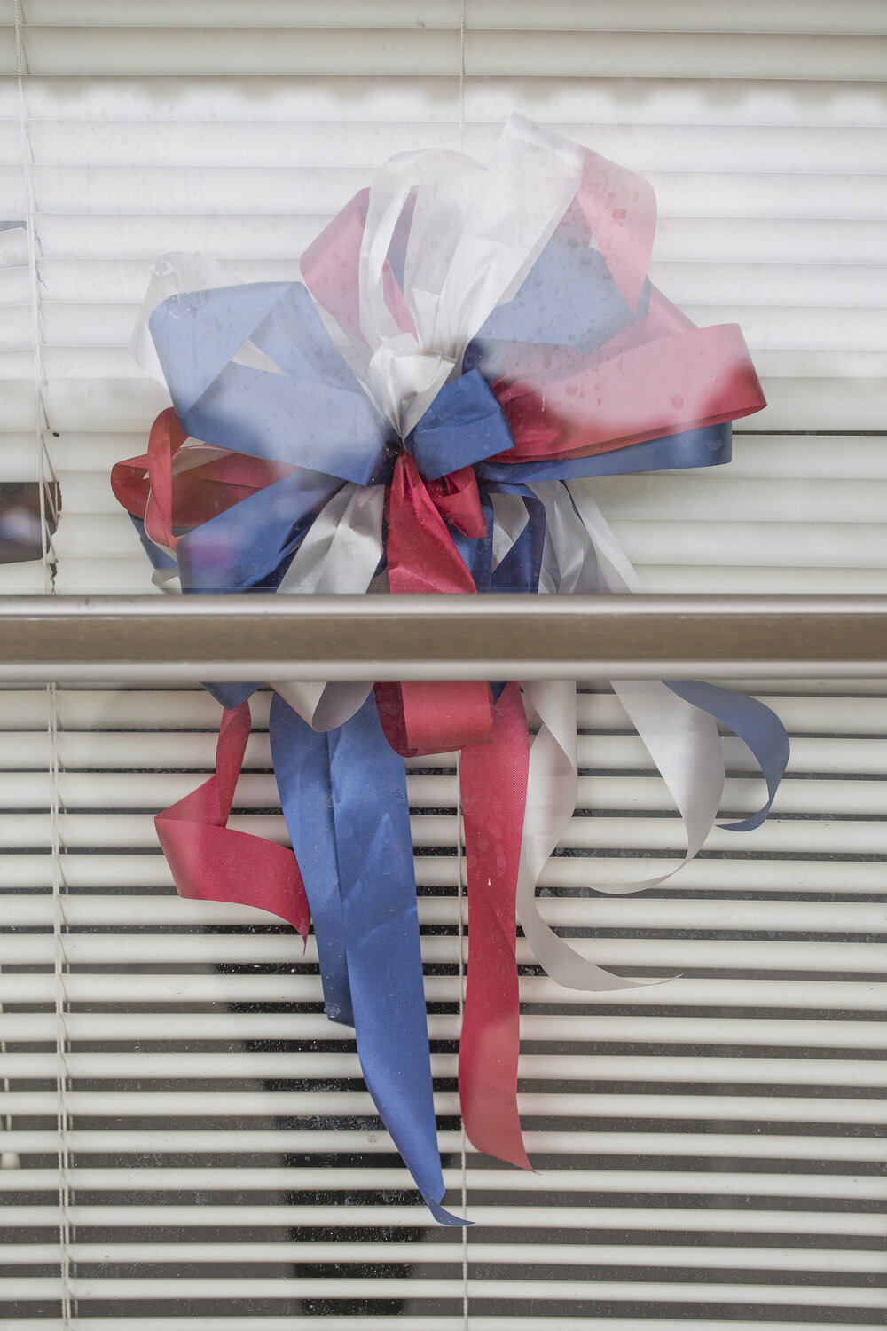  A ribbon adorns a door in downtown Warsaw for the town’s 97th Veterans Day Celebration. The celebration is considered to be the longest running consecutive Veterans Day celebration in the country. 