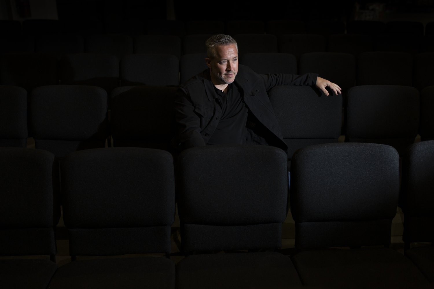  Pastor J.D. Greear, leader of The Summit Church, sits in the worship space at the church’s Brier Creek Campus in Durham, North Carolina. Pastor Greear, the former president of the Southern Baptist Convention, preaches to thousands of followers in th