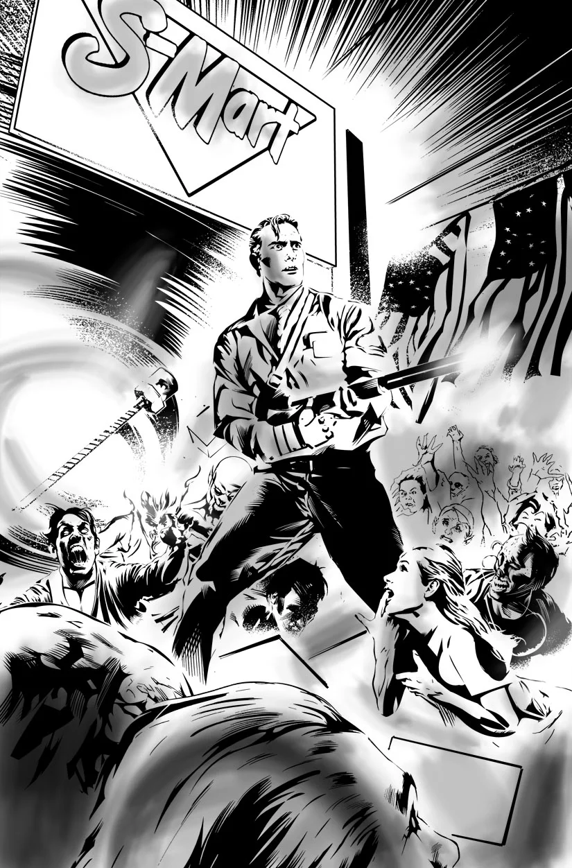 Ash in Black and White