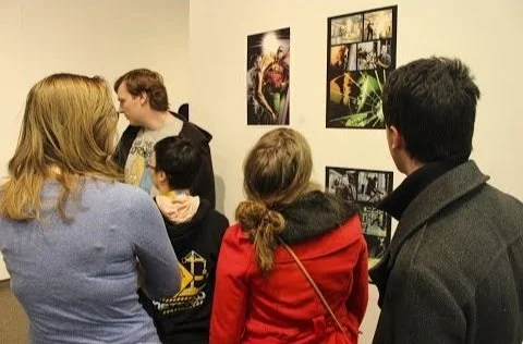 Comic Book Illustrator Dennis Calero Mentors Frostburg State Students