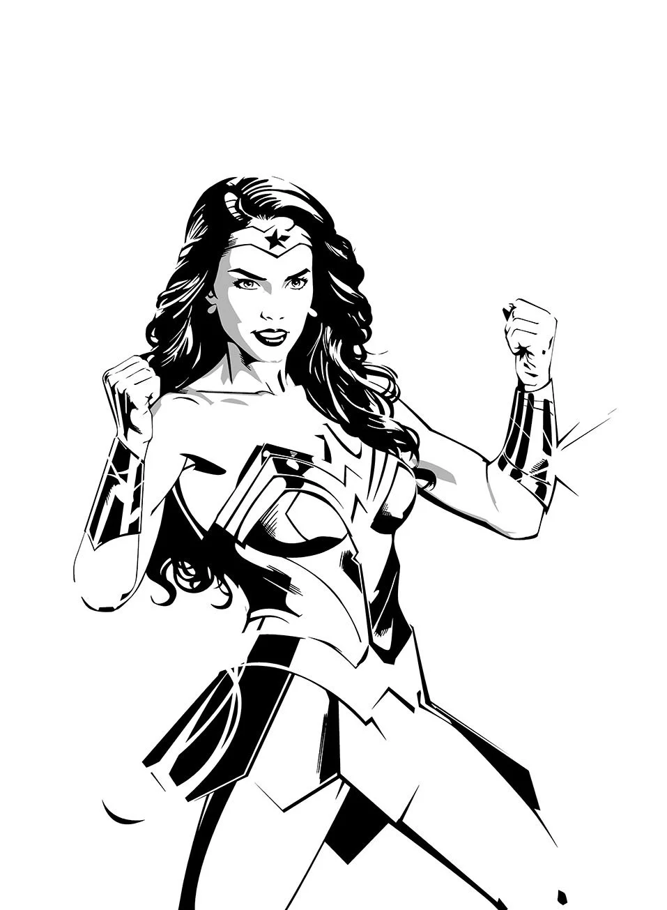 Calero BW Art Wonder Woman.jpg
