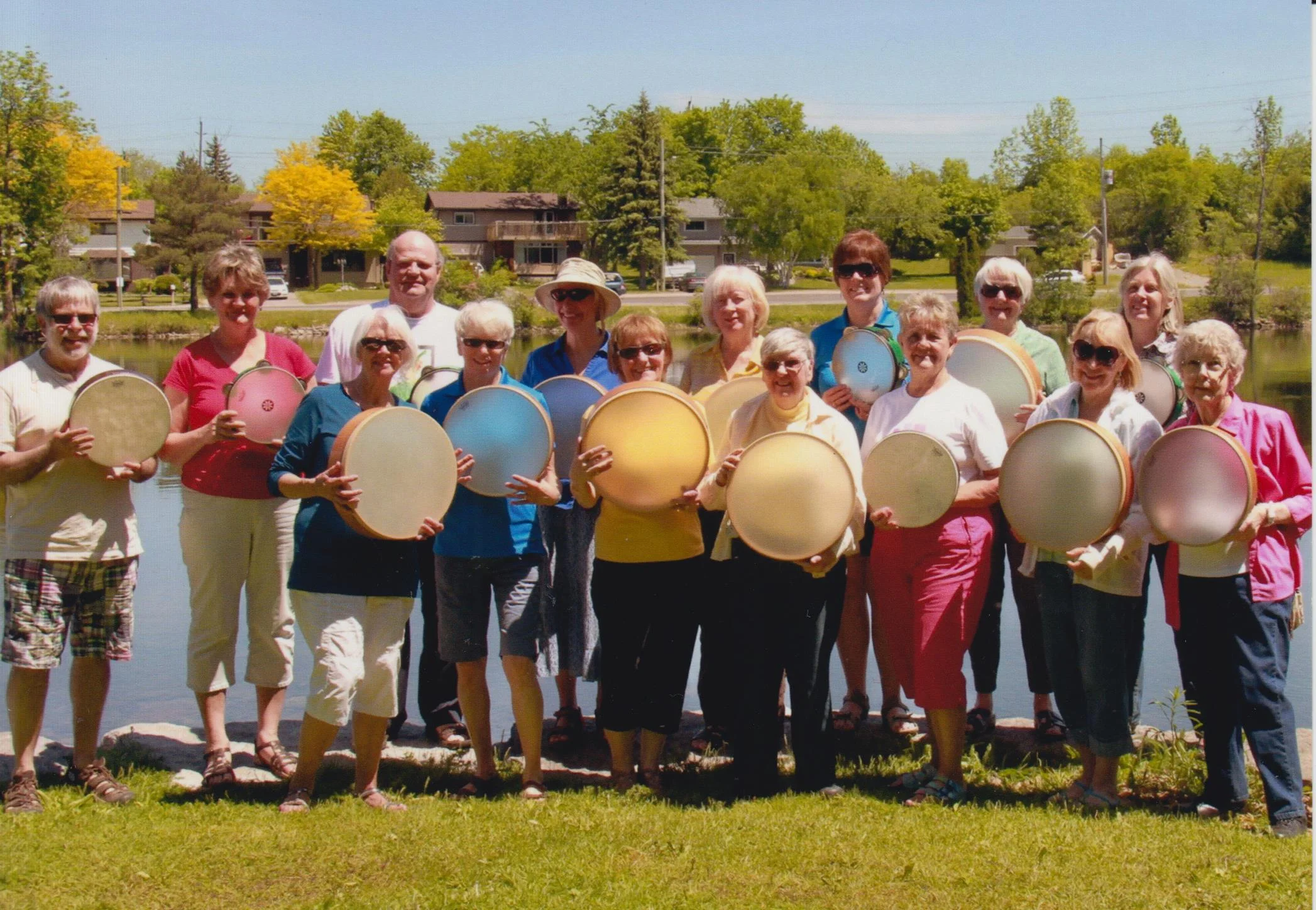 Summer picnic, Mark Street United Church drummers