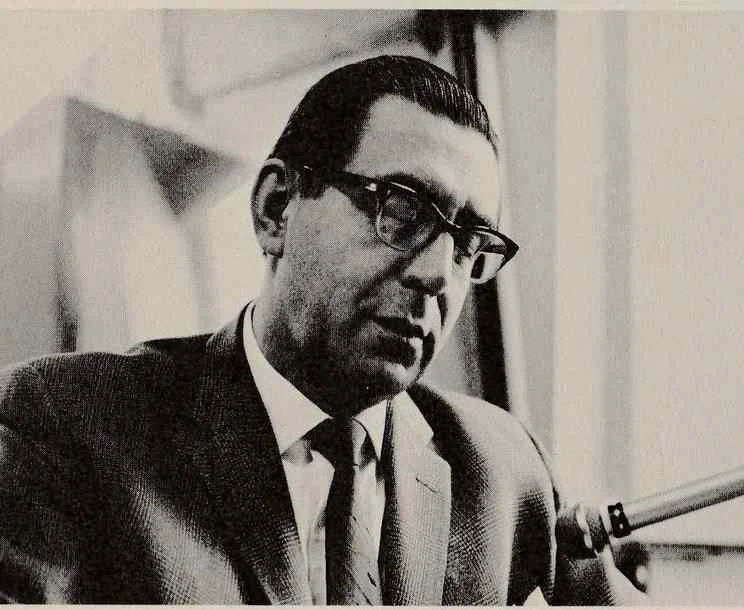 WOR newscaster Peter Roberts, circa 1966.