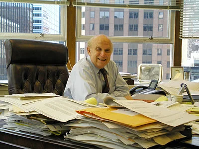 Floyd Abrams in his office in 2006, in an image from his Wikipedia page .