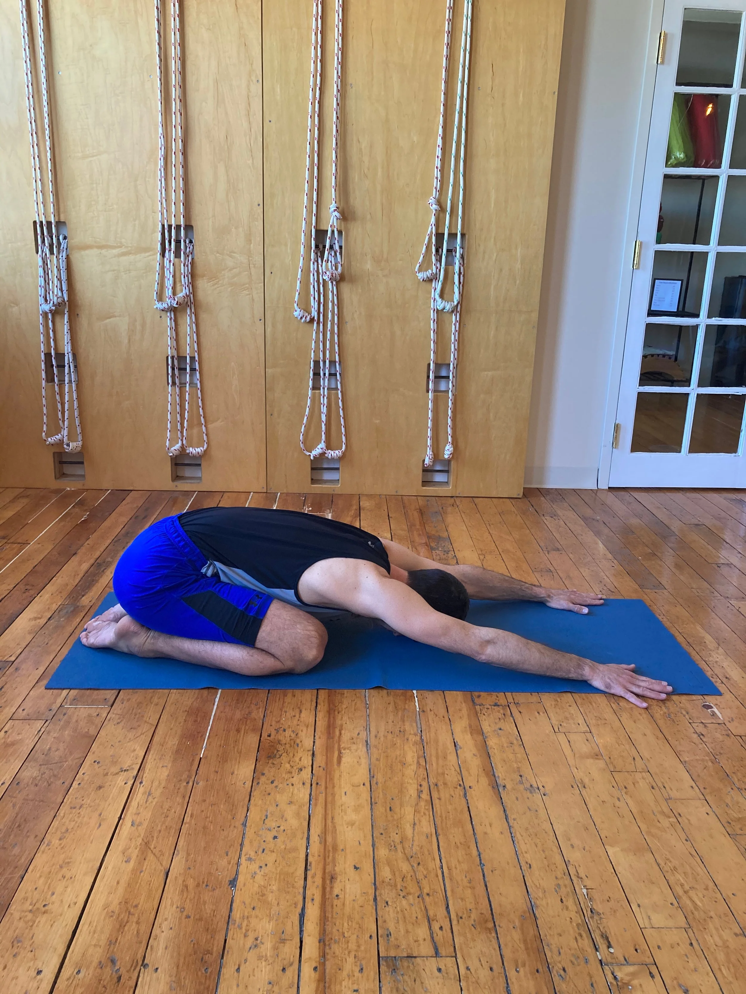 Quieting the Mind Through Forward Extensions (Heart Health Month)