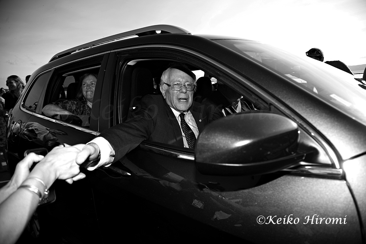 May 26, 2015, Burlington, VT, USA: Sen. Bernie Sanders, (I-VT.) announced that he will seek the Democratic nomination for president.at Waterfront Park in Burlington, VT. Seen with him is his wife Jane O’Meara Sanders.