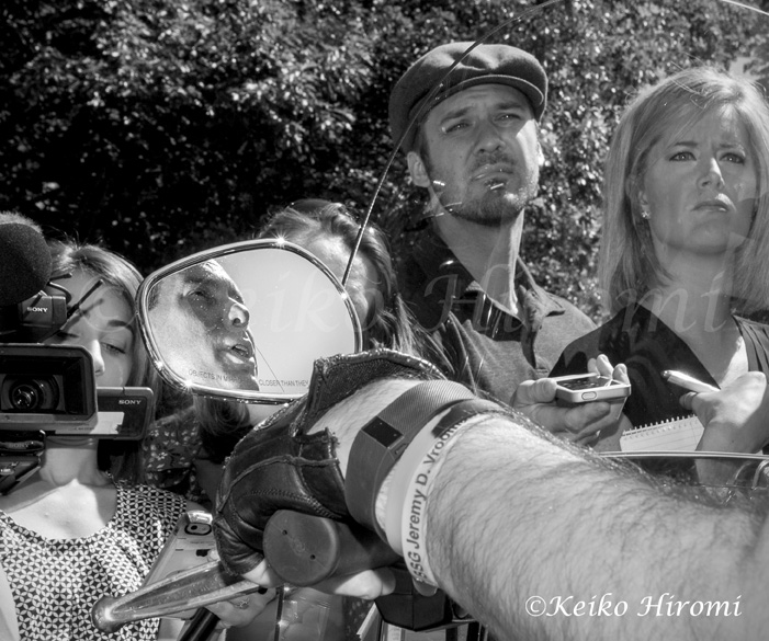 September 6, 2015, Milford, NH, USA: Republican presidential candidate and Wisconsin Gov. Scott Walker at press conference during Labor Day Weekend Harley Ride at Milford, NH. 