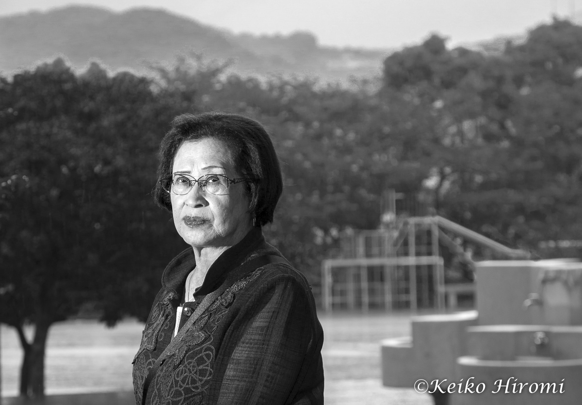 June 17, 2015 Nagasaki, Nagasaki, Japan: Nagaski Atomic Bom survivor Sachiko Matsuo at Yamazato Elementary School in Nagask, Japan. Atomic bomb was dropped in Uragami District in Nagasaki, Japan on August 9, 1945.