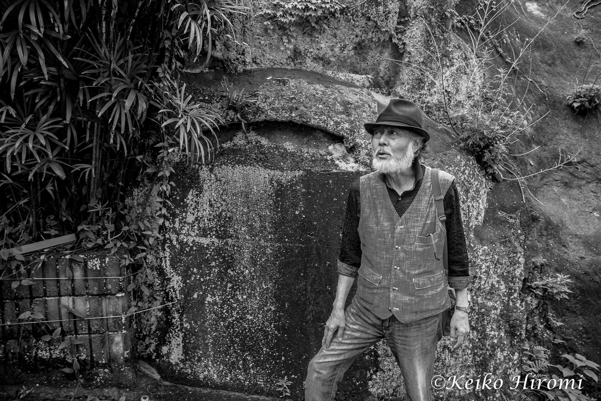 June 18, 2015 Uragami District, Nagasaki, Nagasaki, Japan: Atomic Bomb survivor Setsuo Uchino outside of now closed air raid shelter in Nagask, Japan. Uchino , 1 year and 9 months old, was inside the shelter, when Atomic bomb was dropped in Uragami District in Nagasaki, Japan on August 9, 1945.